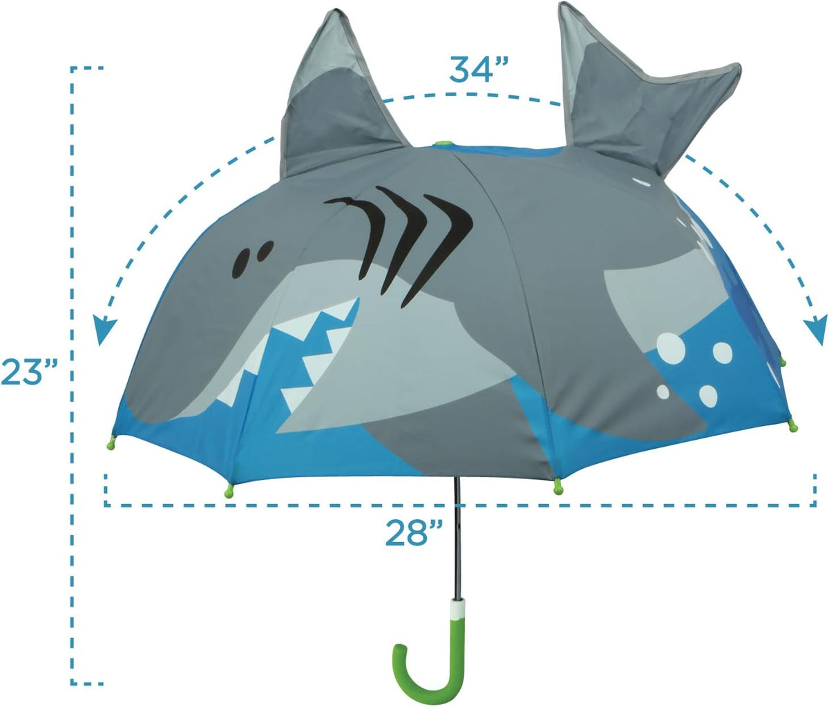 Stephen Joseph, 3D Pop Up Kids Umbrella, Cute Animals & Toddler Rain Umbrella Lightweight Easy Grip Handle for Boys Girls Ages 3-8