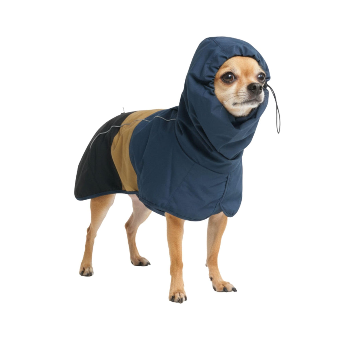 Spark Paws Dog Raincoat - Waterproof Rain Jacket w/Hood, Full Coverage | Waterproof Coat Covers Full Body incl. Belly - Reflective, Covered Harness Holes, Lightweight, Small, Medium & Large Dogs
