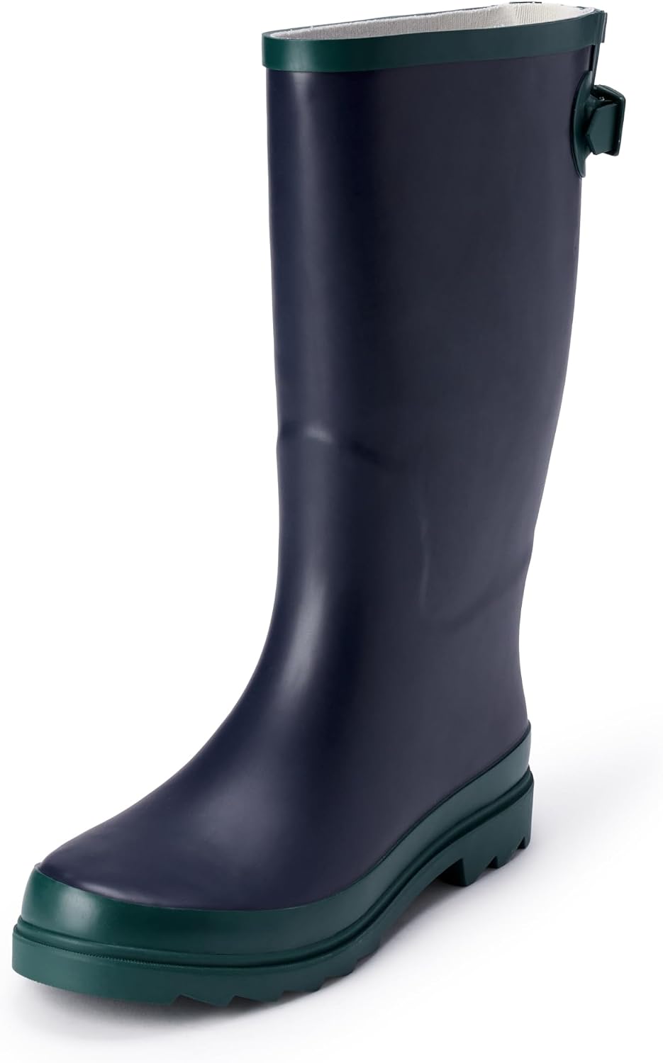 Amazon Essentials Women's Waterproof Tall Rain Boot with Adjustable Buckle