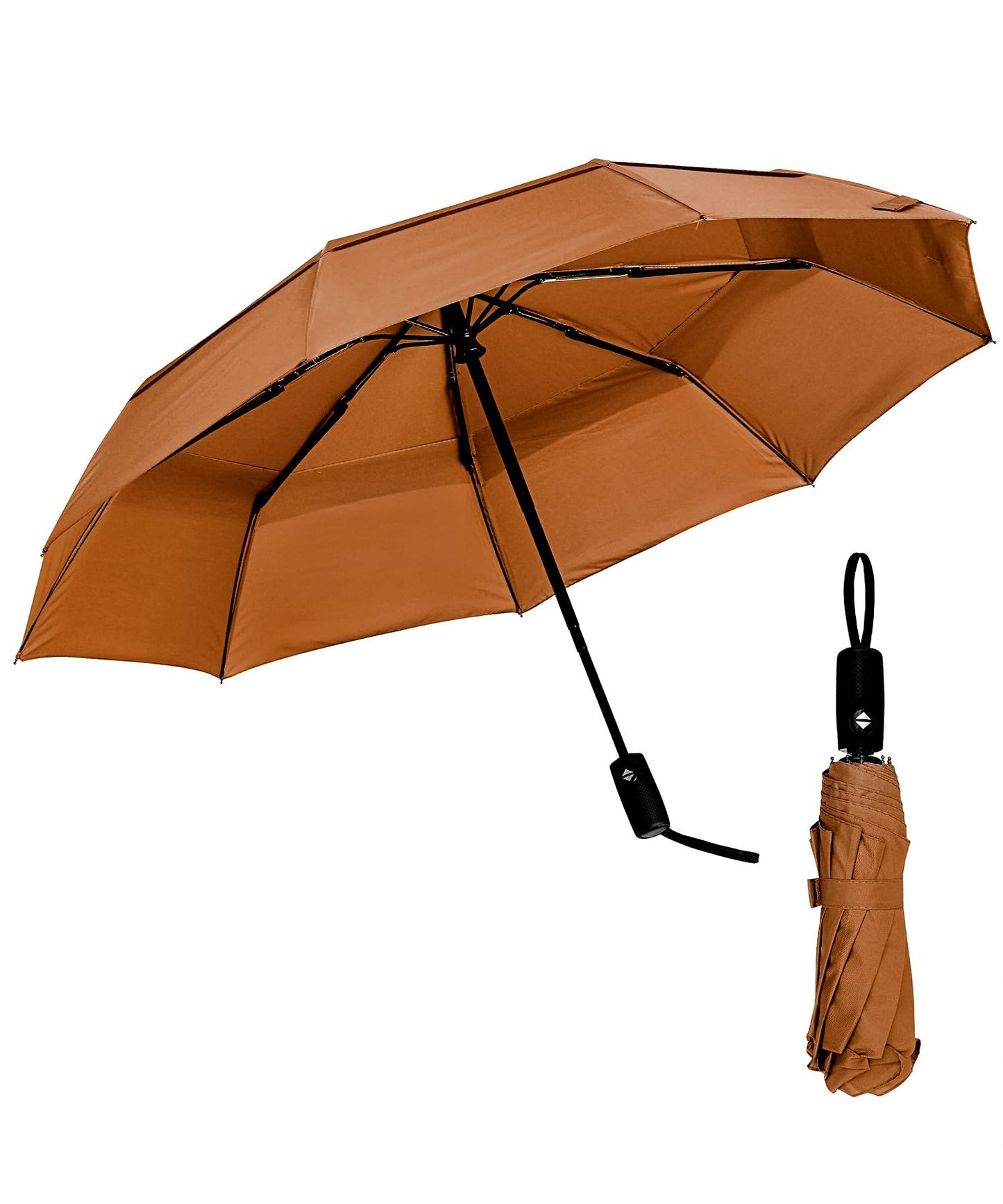 Mr. Pen- Windproof Travel Umbrella, Small Water-Resistant Automatic Folding Umbrella for Rain and Sun, Light, Compact and Portable for Women & Men, Fits Car & Backpack