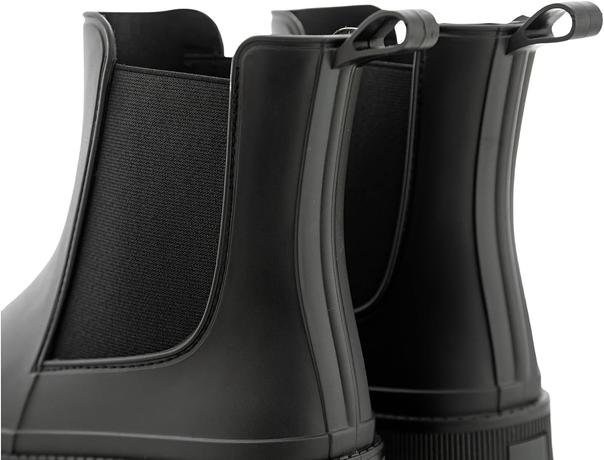 Women's Short Rain Boots Waterproof Chelsea Rain Boots For Ladies