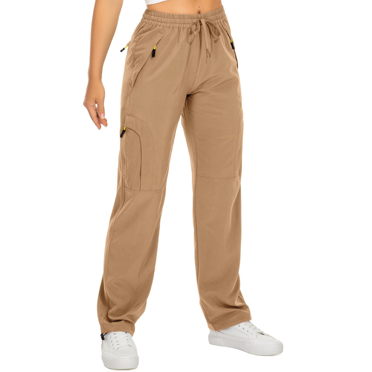 Toomett Women‘s Hiking Cargo Pants UPF 50 Quick Dry with Zipper Pockets | Lightweight, Travel, Golf, Safari,sun protection,water resistant