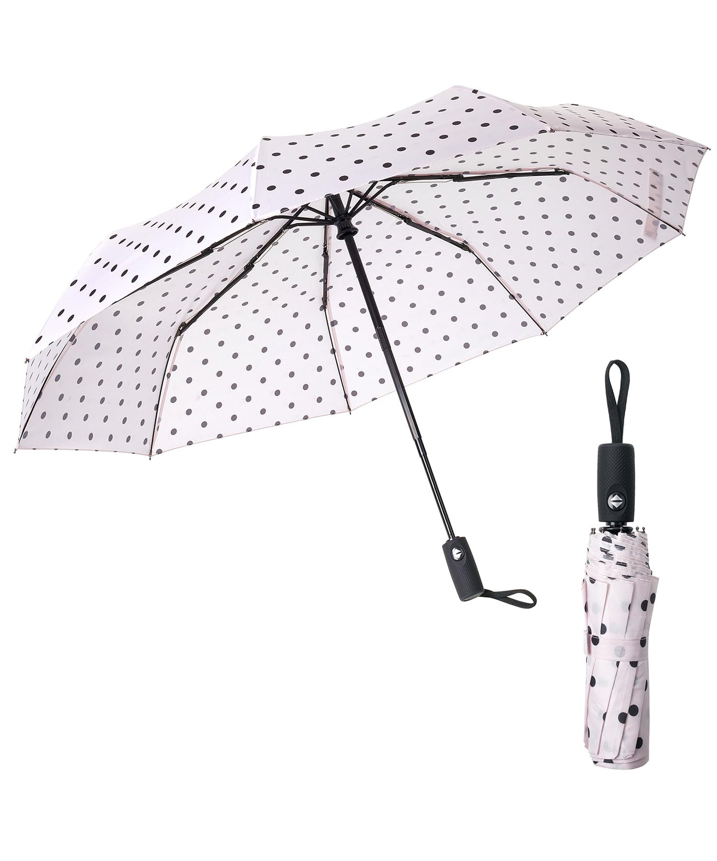 Mr. Pen- Windproof Travel Umbrella, Small Water-Resistant Automatic Folding Umbrella for Rain and Sun, Light, Compact and Portable for Women & Men, Fits Car & Backpack