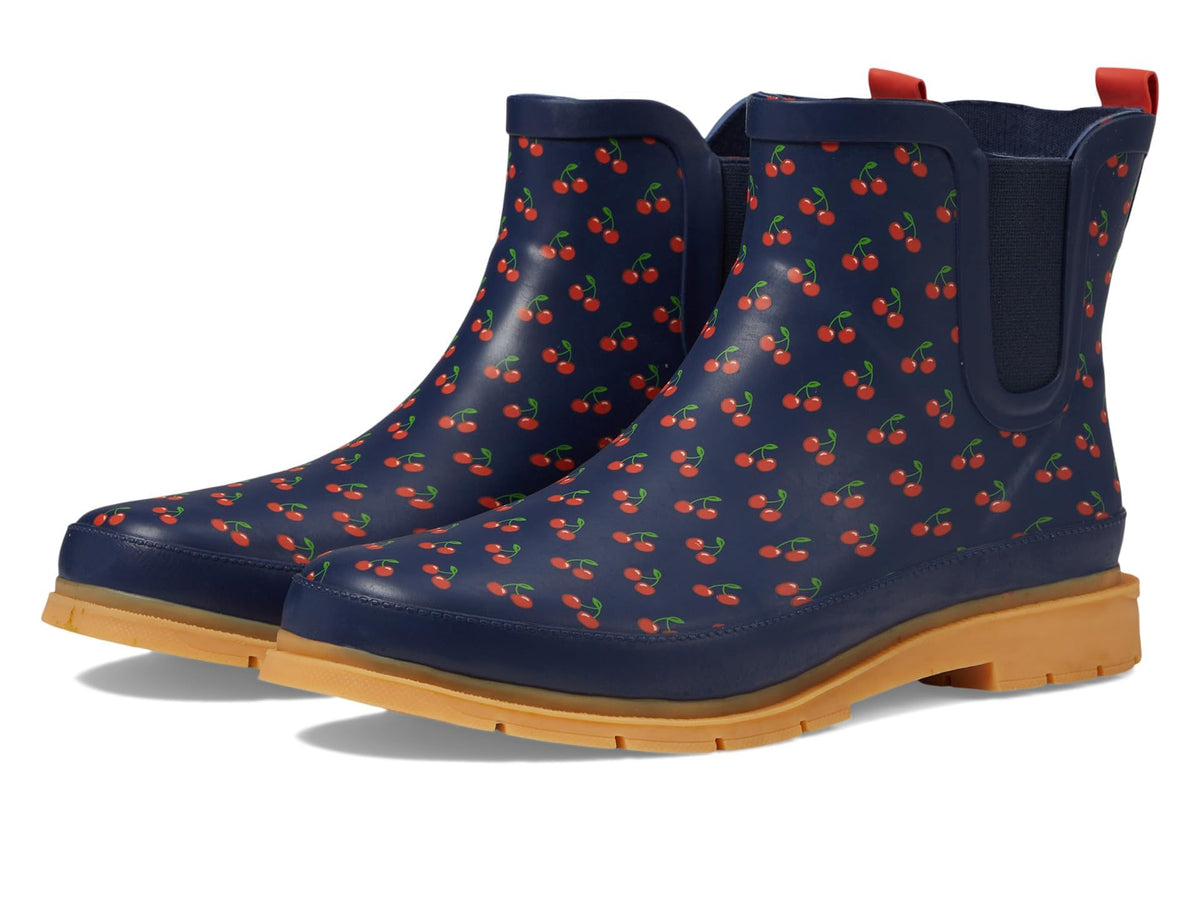 Western Chief Women's Waterproof Pull-On Chelsea Rain Boot with Fun Prints | Ladies slip-on ankle boots with rubber sole, cushioned EVA insole, built for wet days and styled for any occasion