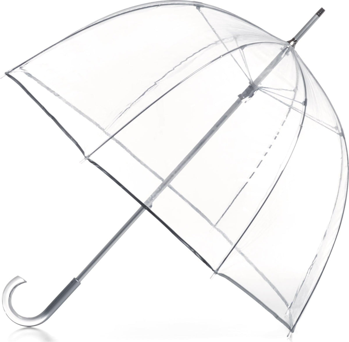Totes Adult Bubble Umbrella with Dome Canopy and Lightweight Wind and Rain Protection