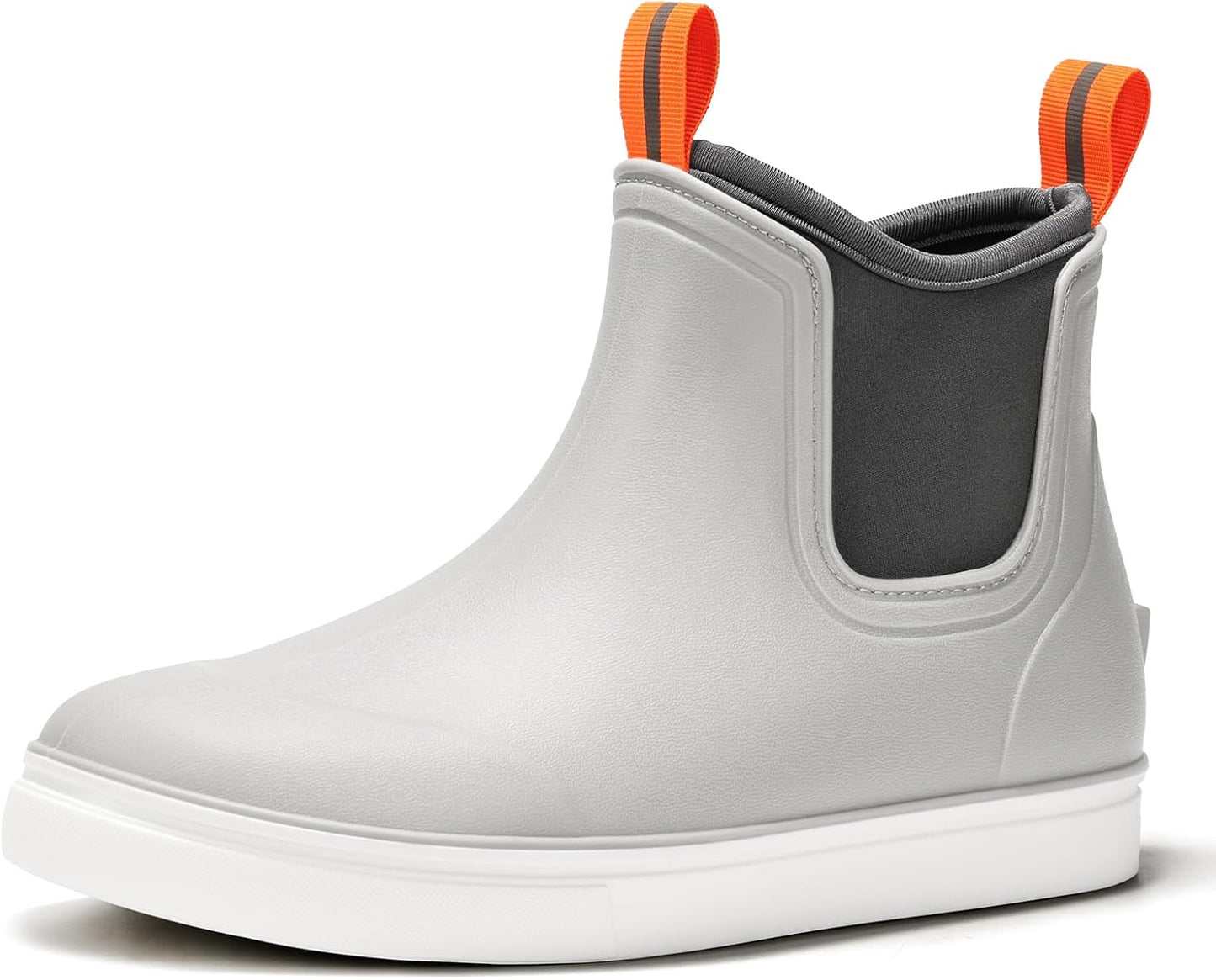 Women's Deck Boots Waterproof Ankle Rain Boots | Outdoor Fishing Garden Boots for Women, Anti-Slip Shoes, Lightweight Comfortable Work Shoes