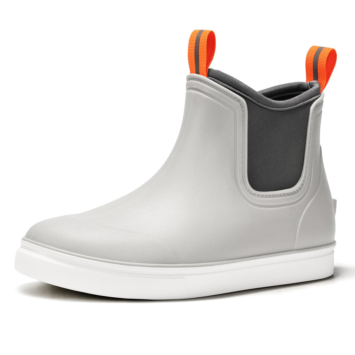 Women's Deck Boots Waterproof Ankle Rain Boots | Outdoor Fishing Garden Boots for Women, Anti-Slip Shoes, Lightweight Comfortable Work Shoes