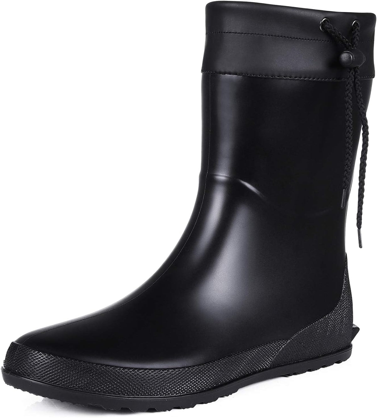 Asgard Women's Mid Calf Rain Boots Collar Gardening Boots Ultra Lightweight Portable Garden Shoes | Ultra-soft Waterproof Garden Shoes, Foldable Adjustable Collar Rubber Short Boots