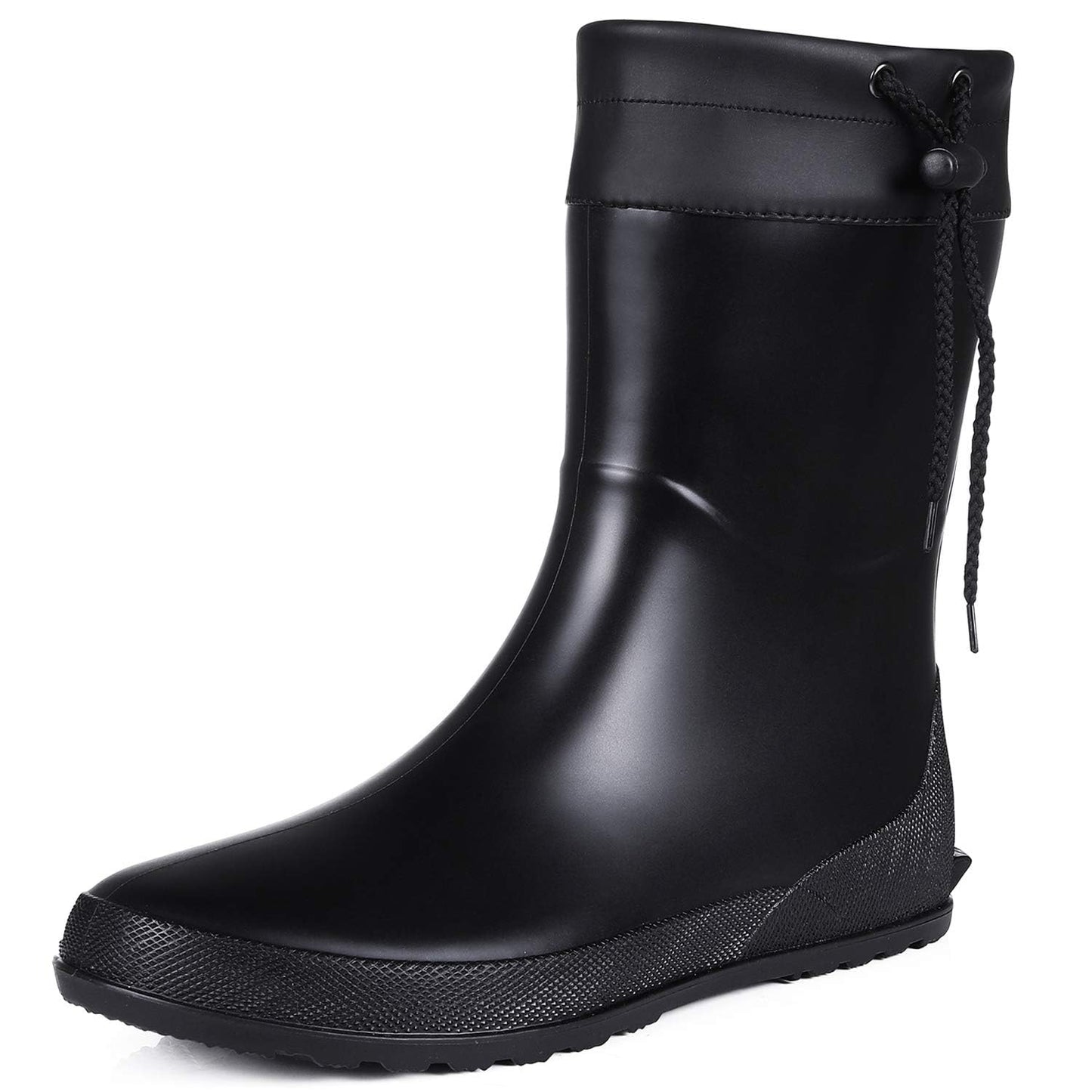 Asgard Women's Mid Calf Rain Boots Collar Gardening Boots Ultra Lightweight Portable Garden Shoes | Ultra-soft Waterproof Garden Shoes, Foldable Adjustable Collar Rubber Short Boots