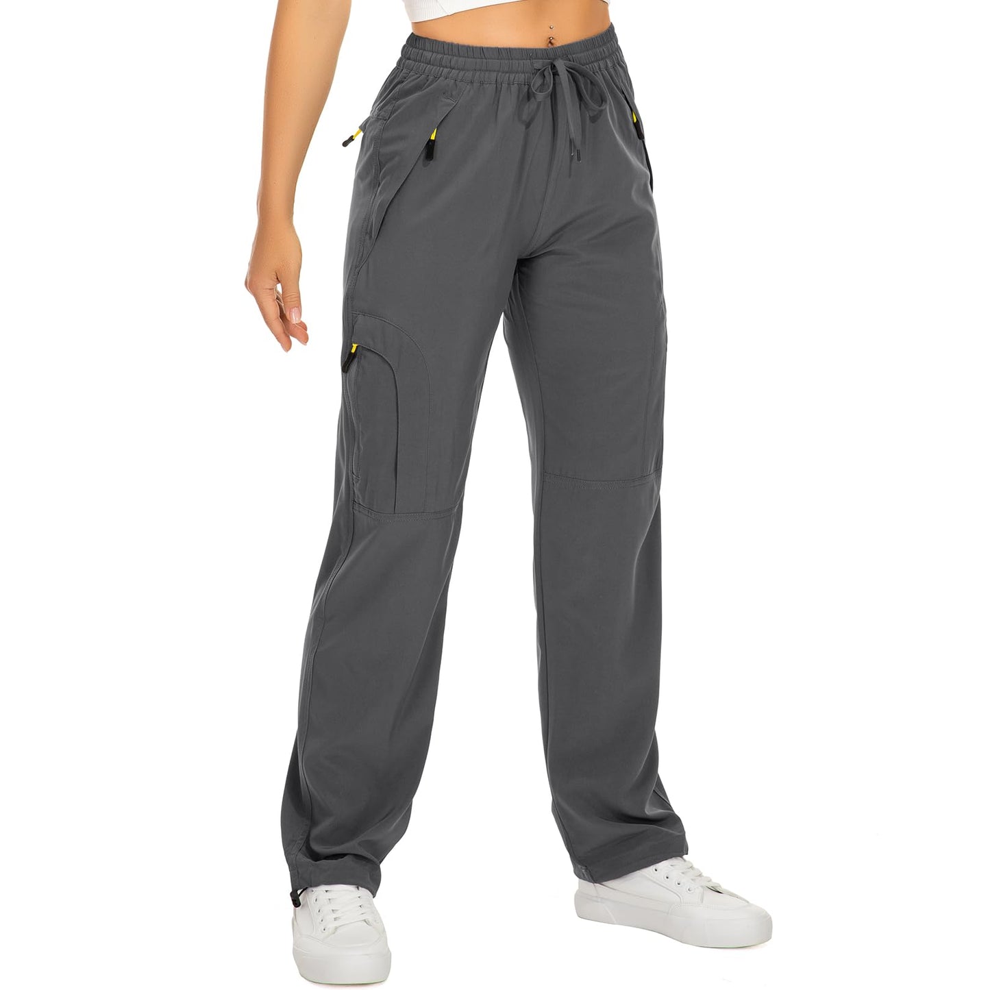 Toomett Women‘s Hiking Cargo Pants UPF 50 Quick Dry with Zipper Pockets | Lightweight, Travel, Golf, Safari,sun protection,water resistant