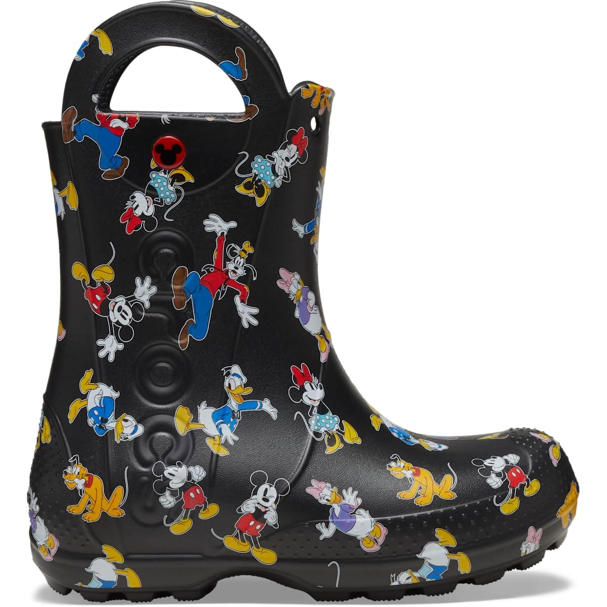 Crocs Kids' Handle It Rain Boots | Waterproof Slip On Shoes | Kids' Rain Boots