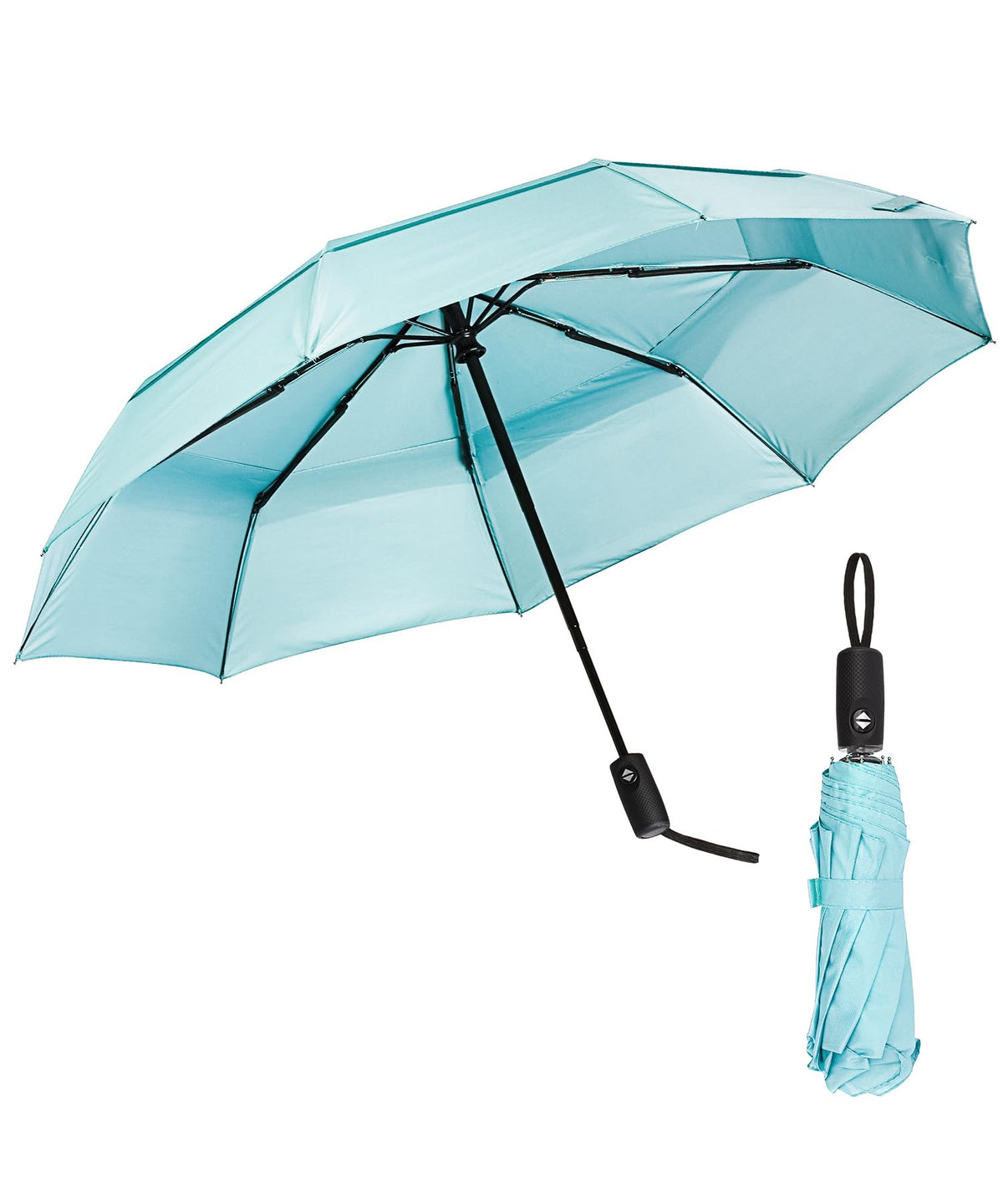 Mr. Pen- Windproof Travel Umbrella, Small Water-Resistant Automatic Folding Umbrella for Rain and Sun, Light, Compact and Portable for Women & Men, Fits Car & Backpack