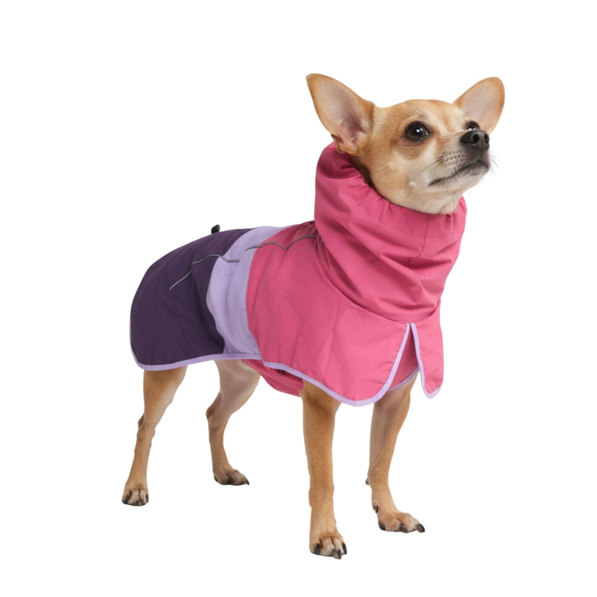 Spark Paws Dog Raincoat - Waterproof Rain Jacket w/Hood, Full Coverage | Waterproof Coat Covers Full Body incl. Belly - Reflective, Covered Harness Holes, Lightweight, Small, Medium & Large Dogs