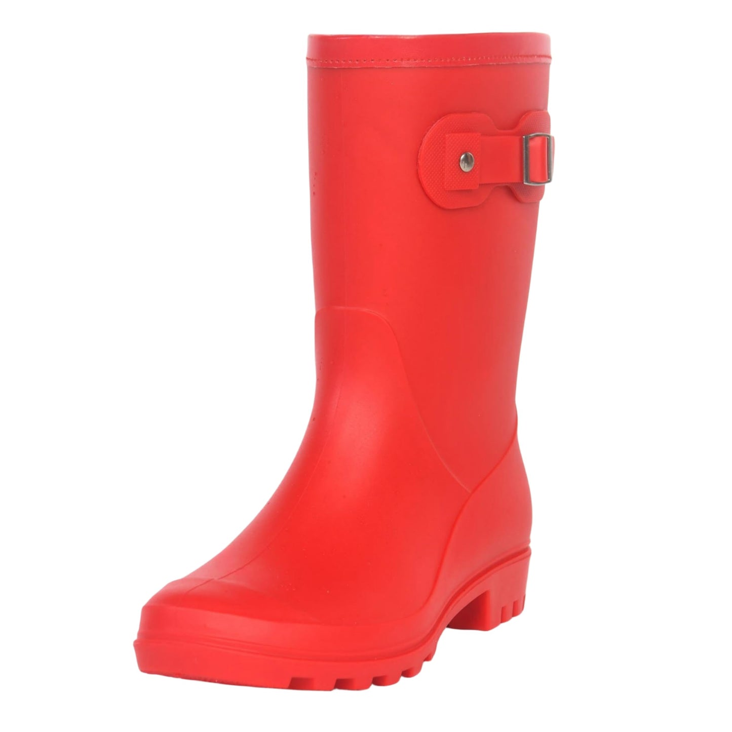 Women's Mid Calf Rain Boots Waterproof Fashion Garden Shoes Anti-slipping Rainboots For Women Comfortable Insole Light Rain Shoes