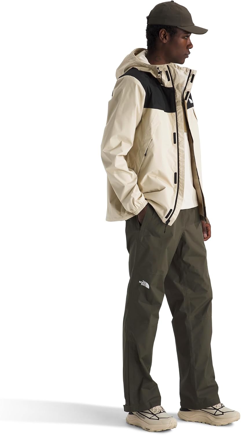 The North Face Men's Antora Rain Pant - Breathable & Waterproof Hiking Pants, Elastic Waistband, Adjustable Drawcord