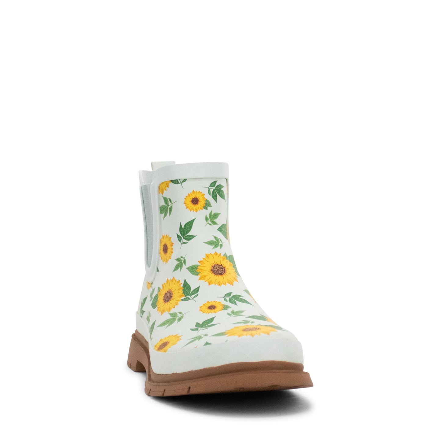 Western Chief Women's Waterproof Pull-On Chelsea Rain Boot with Fun Prints | Ladies slip-on ankle boots with rubber sole, cushioned EVA insole, built for wet days and styled for any occasion