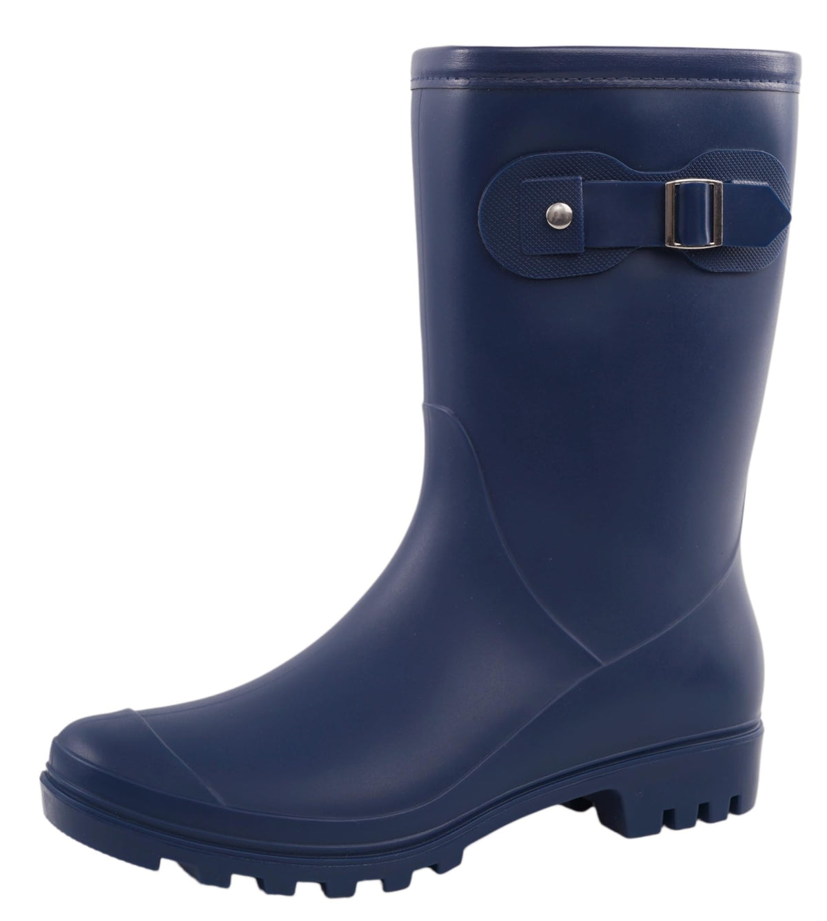 Women's Mid Calf Rain Boots Waterproof Fashion Garden Shoes Anti-slipping Rainboots For Women Comfortable Insole Light Rain Shoes