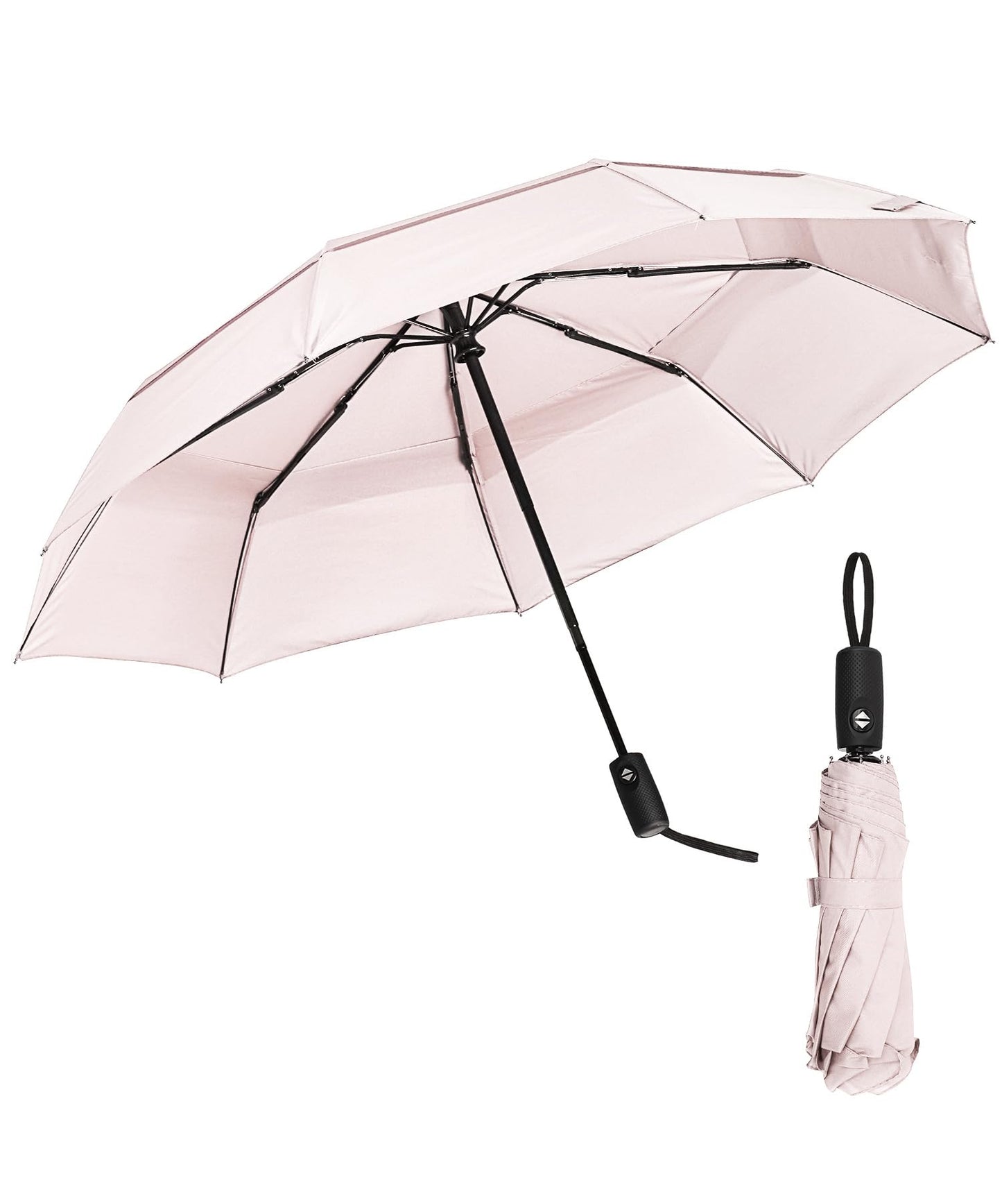 Mr. Pen- Windproof Travel Umbrella, Small Water-Resistant Automatic Folding Umbrella for Rain and Sun, Light, Compact and Portable for Women & Men, Fits Car & Backpack
