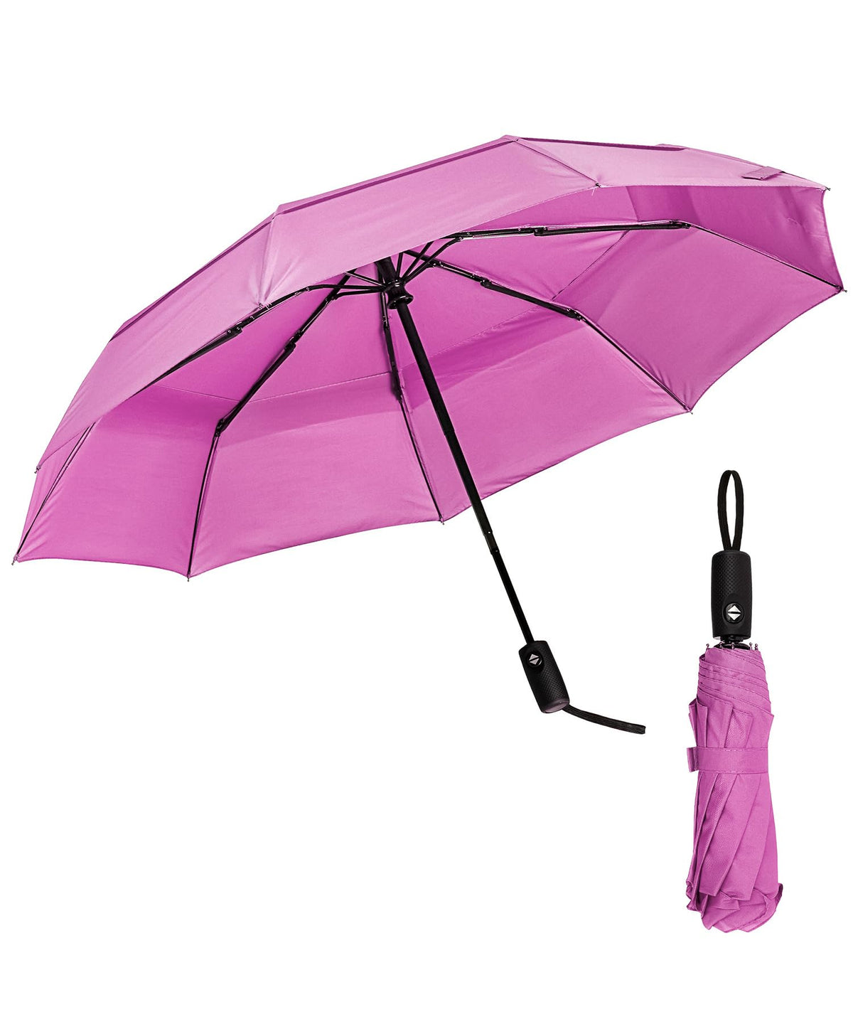 Mr. Pen- Windproof Travel Umbrella, Small Water-Resistant Automatic Folding Umbrella for Rain and Sun, Light, Compact and Portable for Women & Men, Fits Car & Backpack