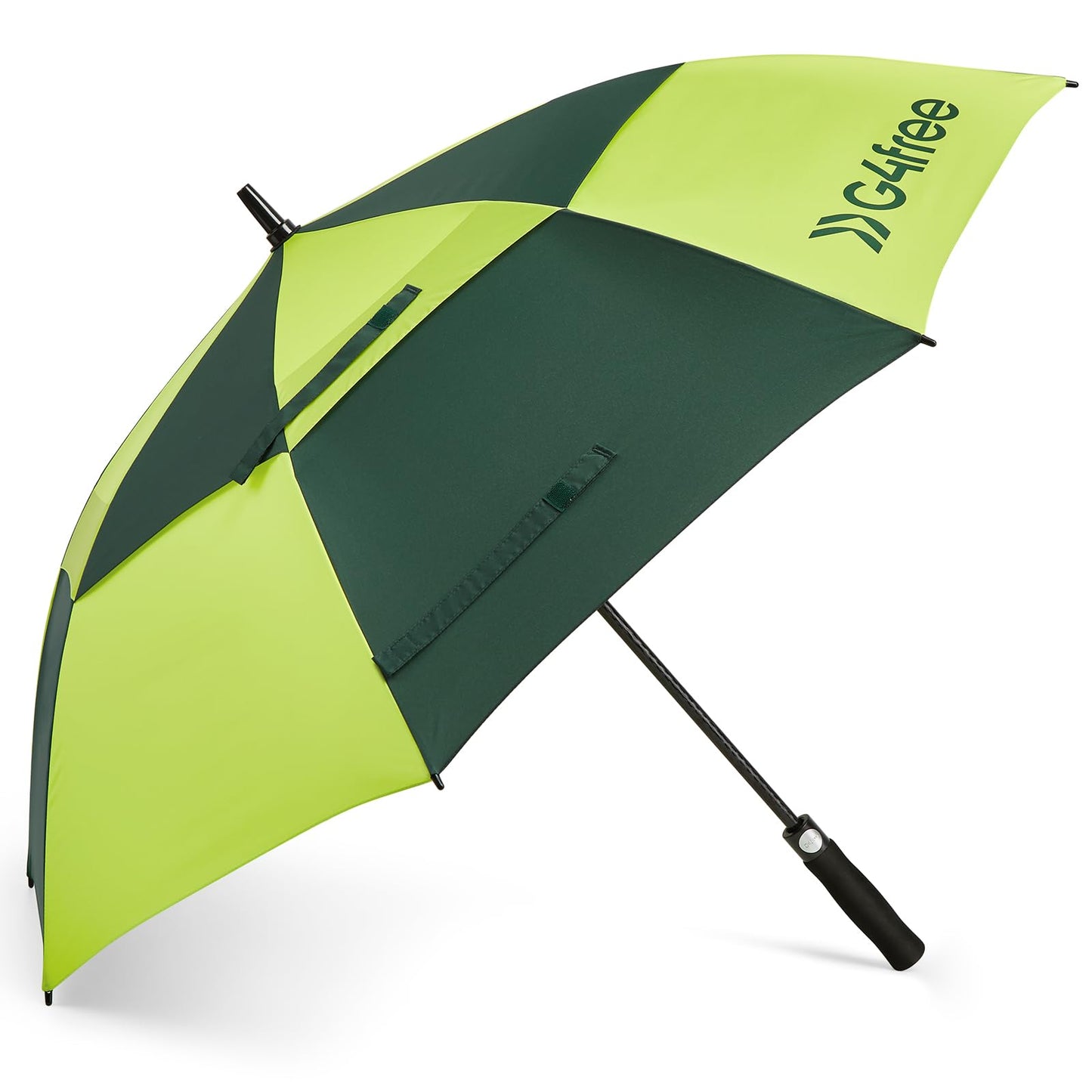 G4Free 47/54/62/68/72 Inch Golf Umbrella Windproof Auto Open Large Umbrella | Oversized Stick Umbrella, Extra Large, Vented Double Canopy, Waterproof 210T Pongee Fabric, Fiberglass Frame, EVA Foam Handle