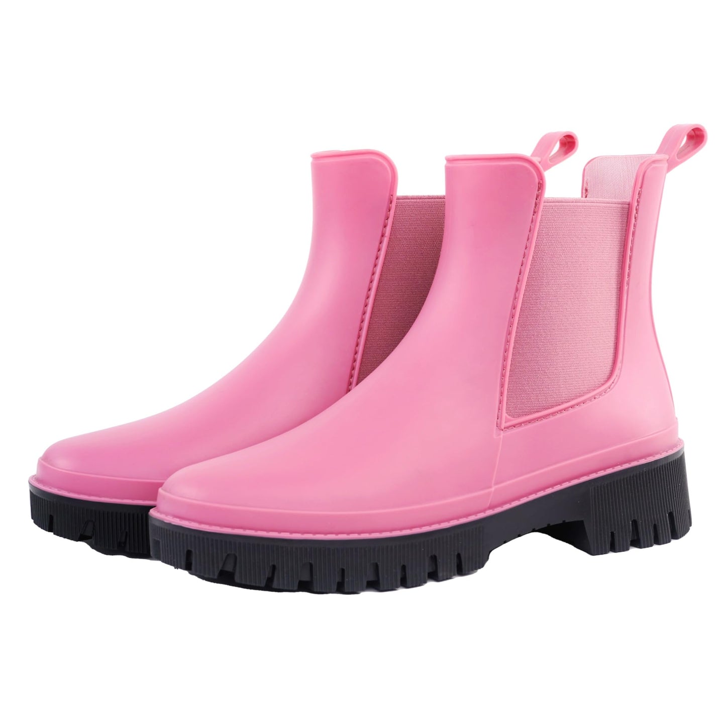 Women's Short Rain Boots Waterproof Chelsea Rain Boots For Ladies
