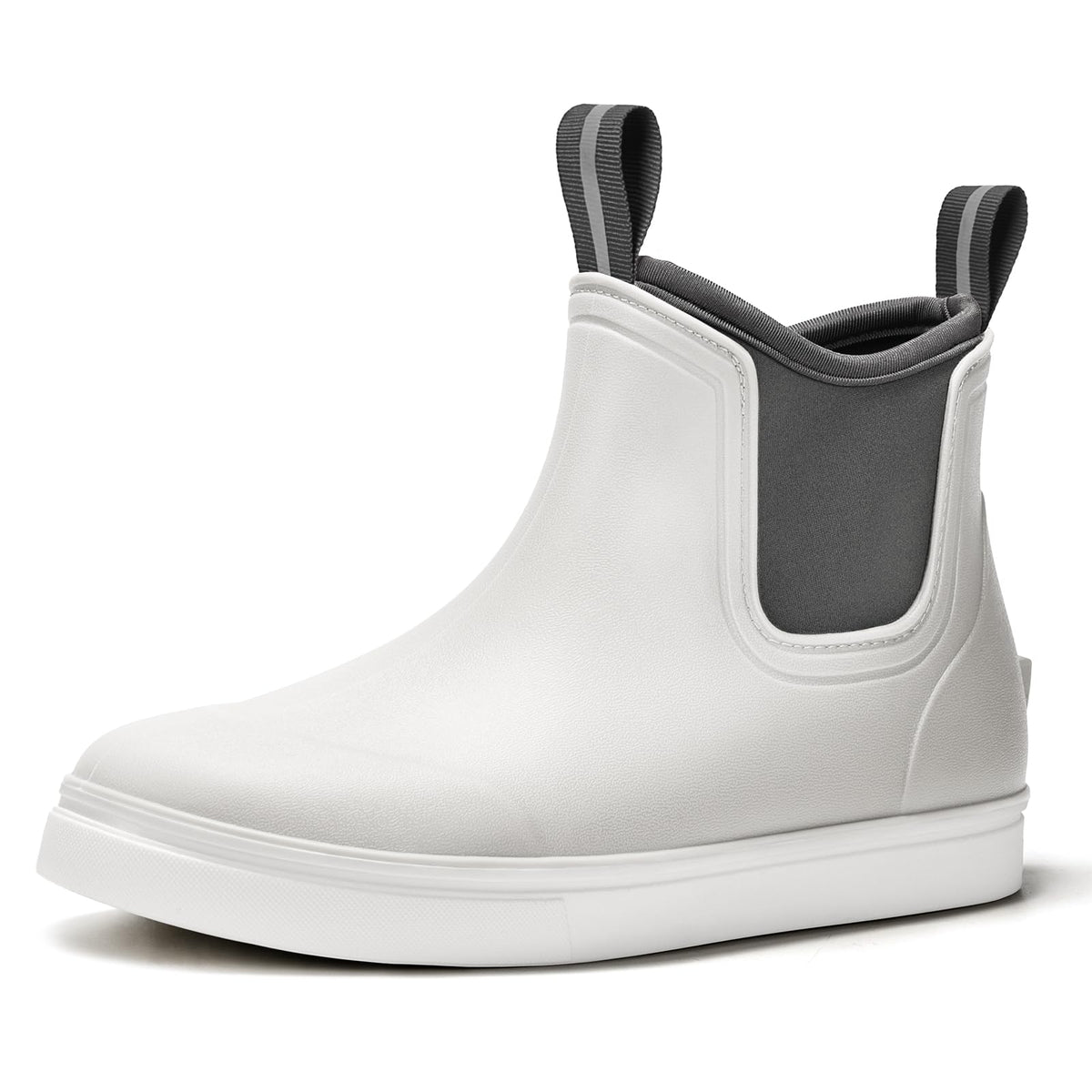 Women's Deck Boots Waterproof Ankle Rain Boots | Outdoor Fishing Garden Boots for Women, Anti-Slip Shoes, Lightweight Comfortable Work Shoes