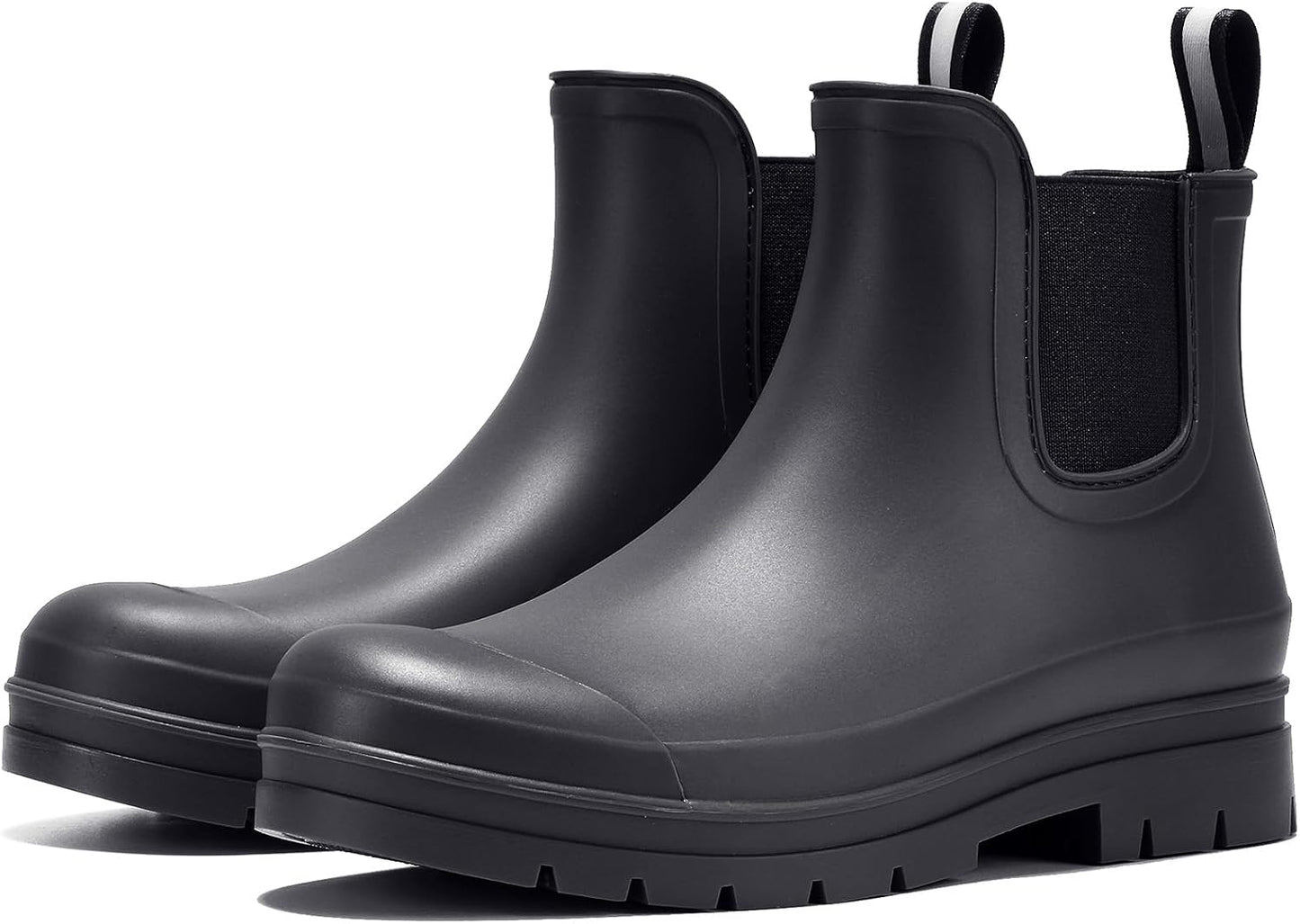 Furuian Women's Ankle Rain Boots Waterproof Chelsea Rain Boots Rubber Boots Women Short Garden Boots Anti Slip Outdoor Lightweight Work Booties