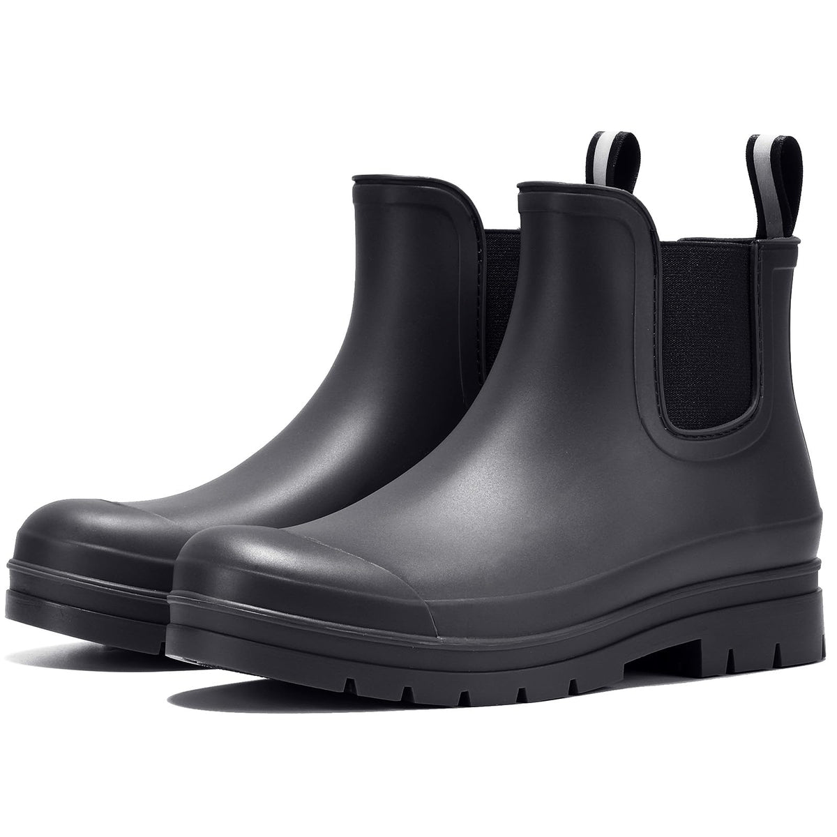 Furuian Women's Ankle Rain Boots Waterproof Chelsea Rain Boots Rubber Boots Women Short Garden Boots Anti Slip Outdoor Lightweight Work Booties
