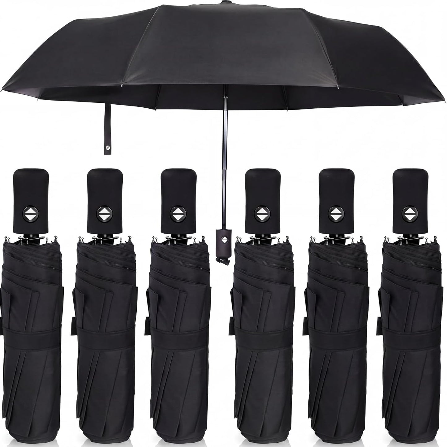 Jexine Windproof Travel Umbrella Compact Small