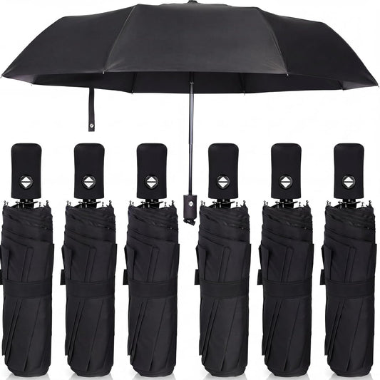 Jexine Windproof Travel Umbrella Compact Small