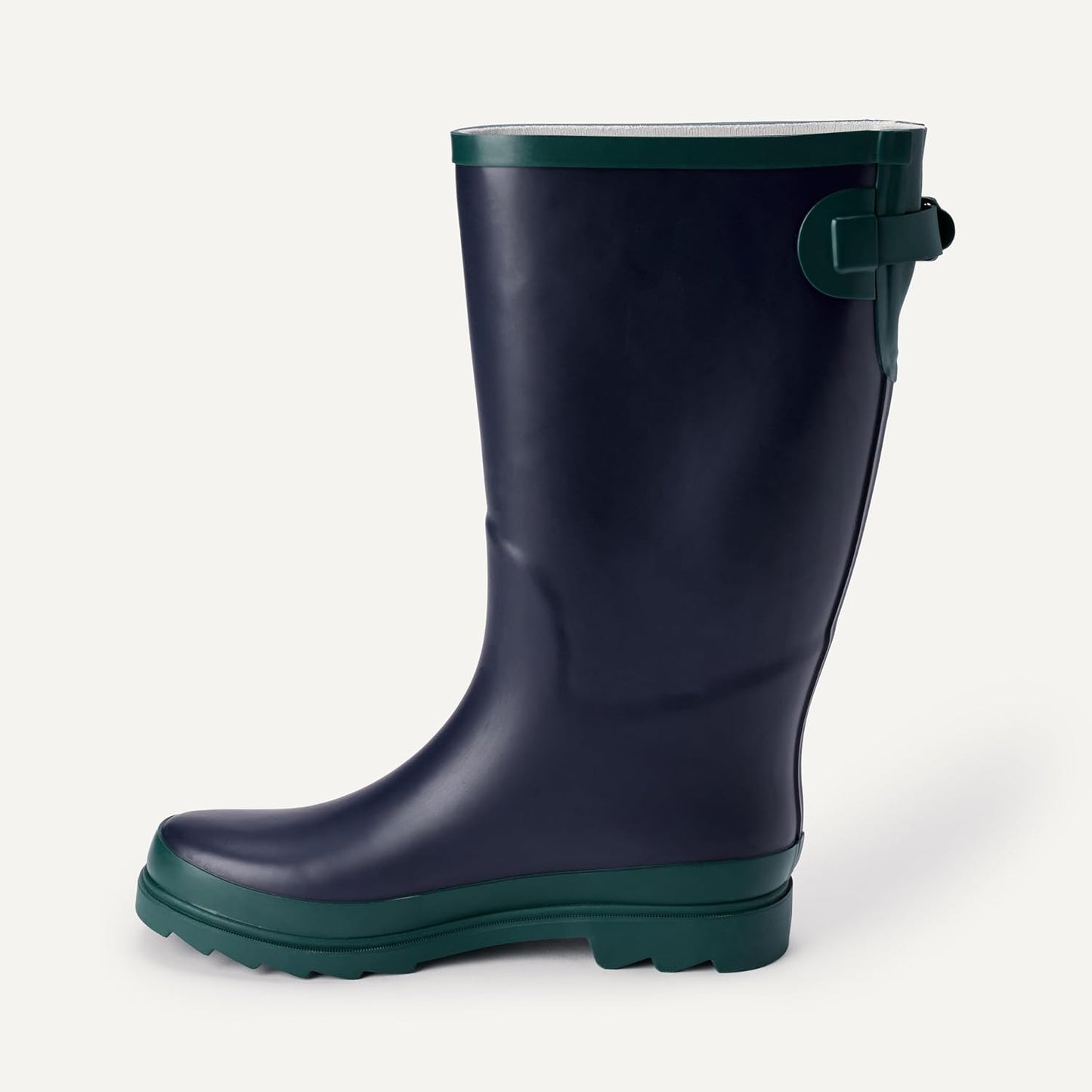 Amazon Essentials Women's Waterproof Tall Rain Boot with Adjustable Buckle