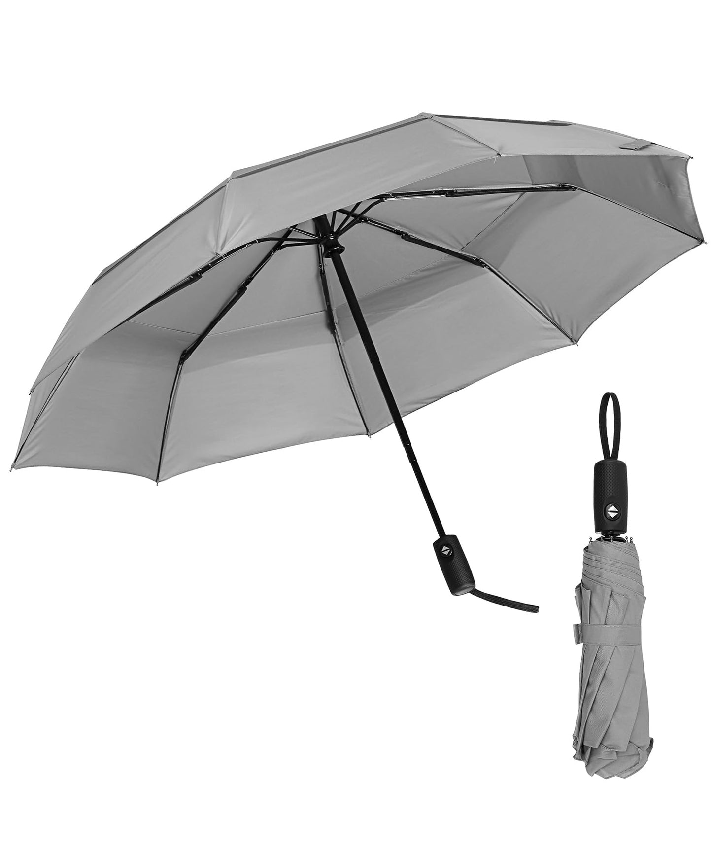 Mr. Pen- Windproof Travel Umbrella, Small Water-Resistant Automatic Folding Umbrella for Rain and Sun, Light, Compact and Portable for Women & Men, Fits Car & Backpack