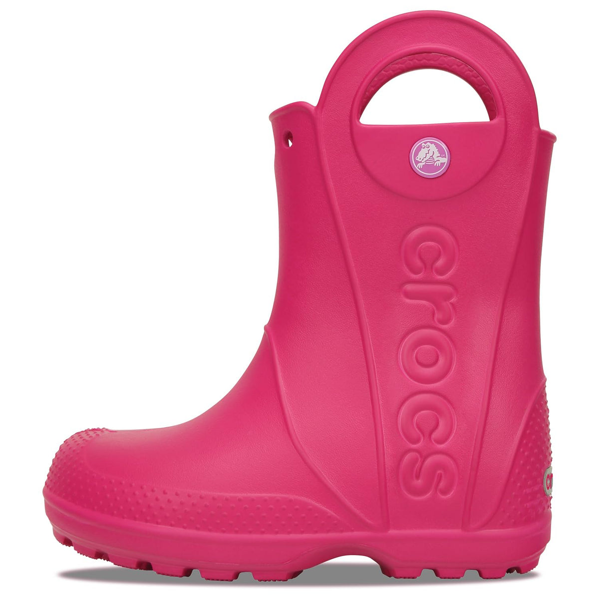 Crocs Kids' Handle It Rain Boots | Waterproof Slip On Shoes | Kids' Rain Boots