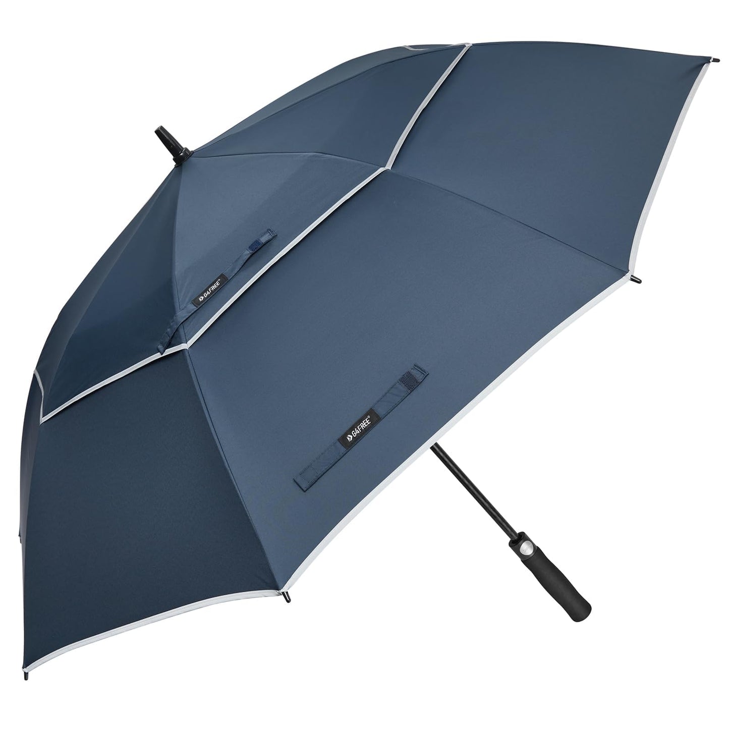 G4Free 47/54/62/68/72 Inch Golf Umbrella Windproof Auto Open Large Umbrella | Oversized Stick Umbrella, Extra Large, Vented Double Canopy, Waterproof 210T Pongee Fabric, Fiberglass Frame, EVA Foam Handle