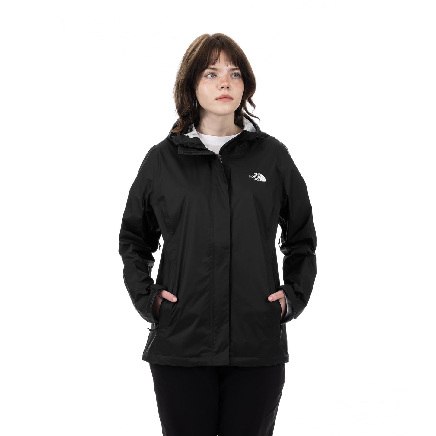 THE NORTH FACE Women's Venture 2 Waterproof Hooded Rain Jacket | Raincoat With Breathable Dryvent 2.5l Fabric, Pit-zips