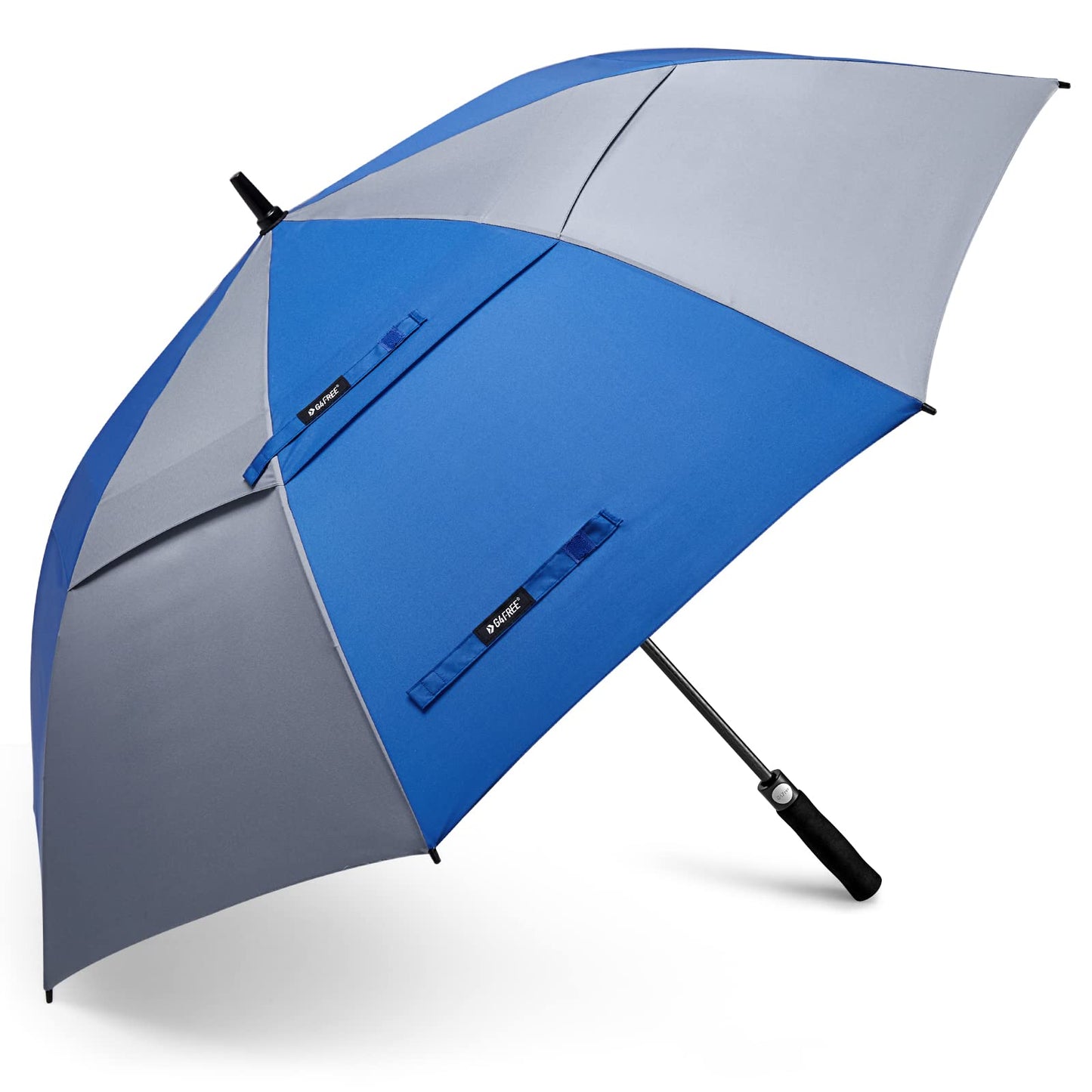 G4Free 47/54/62/68/72 Inch Golf Umbrella Windproof Auto Open Large Umbrella | Oversized Stick Umbrella, Extra Large, Vented Double Canopy, Waterproof 210T Pongee Fabric, Fiberglass Frame, EVA Foam Handle