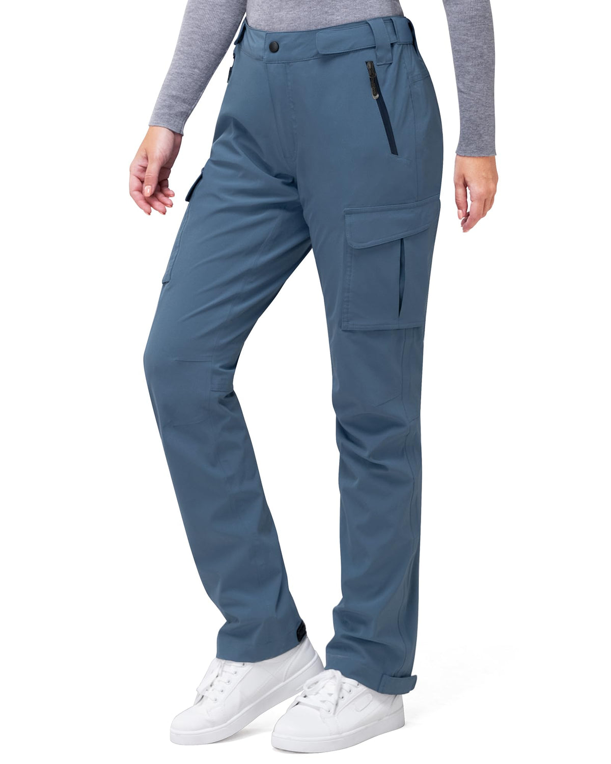 33,000ft Women's Rain Pants, Waterproof Lightweight Breathable Rain Overall Hiking Pants