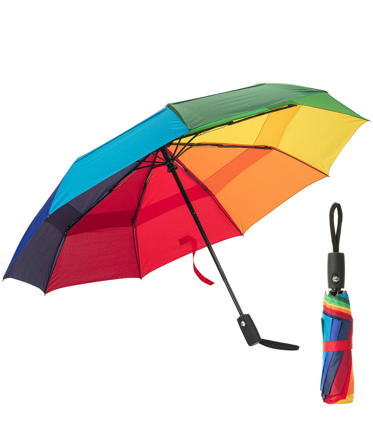 Mr. Pen- Windproof Travel Umbrella, Small Water-Resistant Automatic Folding Umbrella for Rain and Sun, Light, Compact and Portable for Women & Men, Fits Car & Backpack