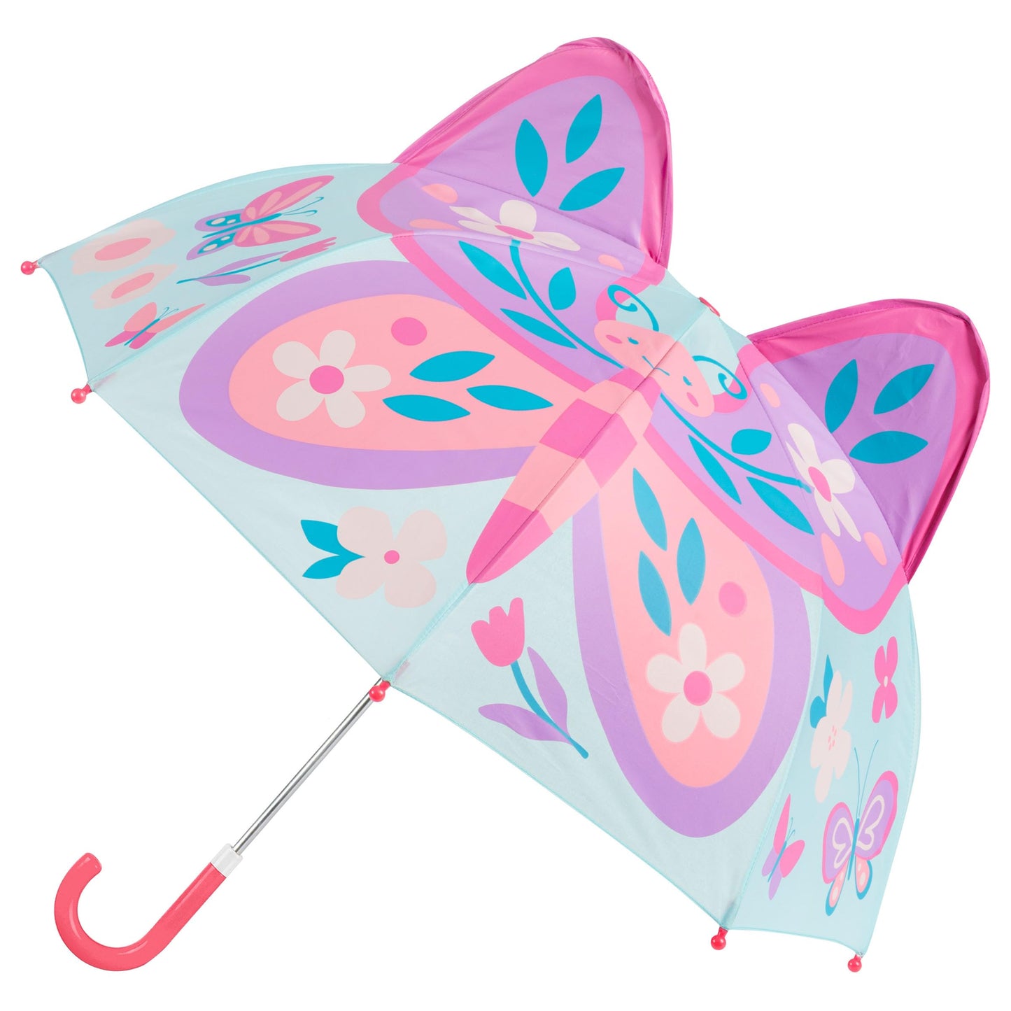 Stephen Joseph, 3D Pop Up Kids Umbrella, Cute Animals & Toddler Rain Umbrella Lightweight Easy Grip Handle for Boys Girls Ages 3-8