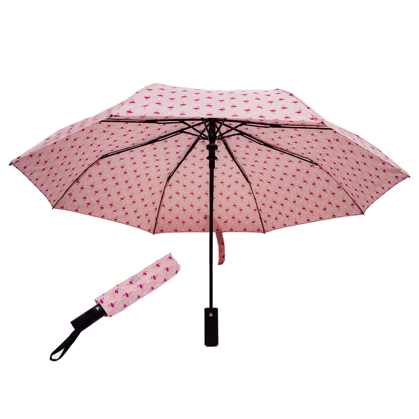 Compact Travel Umbrella with Auto Open – Windproof Folding Umbrella, Lightweight & Portable for Rain
