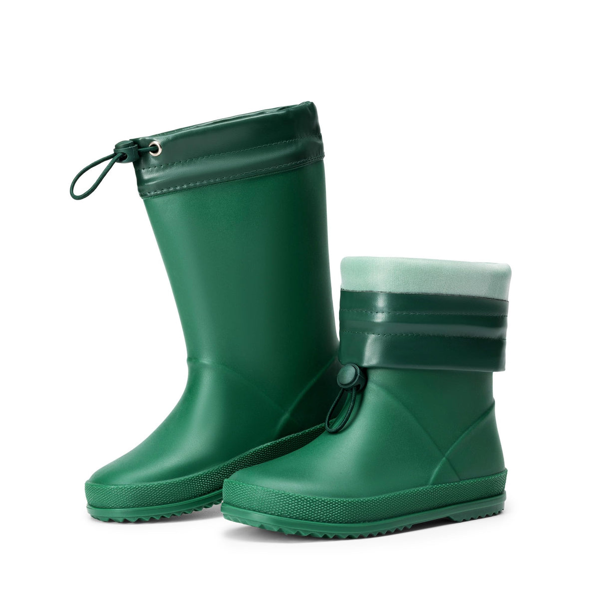 DREAM PAIRS Kids Waterproof Fleece Lined Rain Boots | Lightweight,Non-Slip Outsole,Easy-On,Outdoor Rainy Play,Unisex Boys Girls Toddler