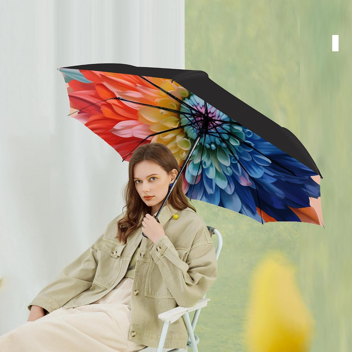 MRTLLOA Travel Essentials Mini/Compact Umbrella for Purse | Small Lightweight, UV Sun Protection, Tiny Umbrella for Men and Women