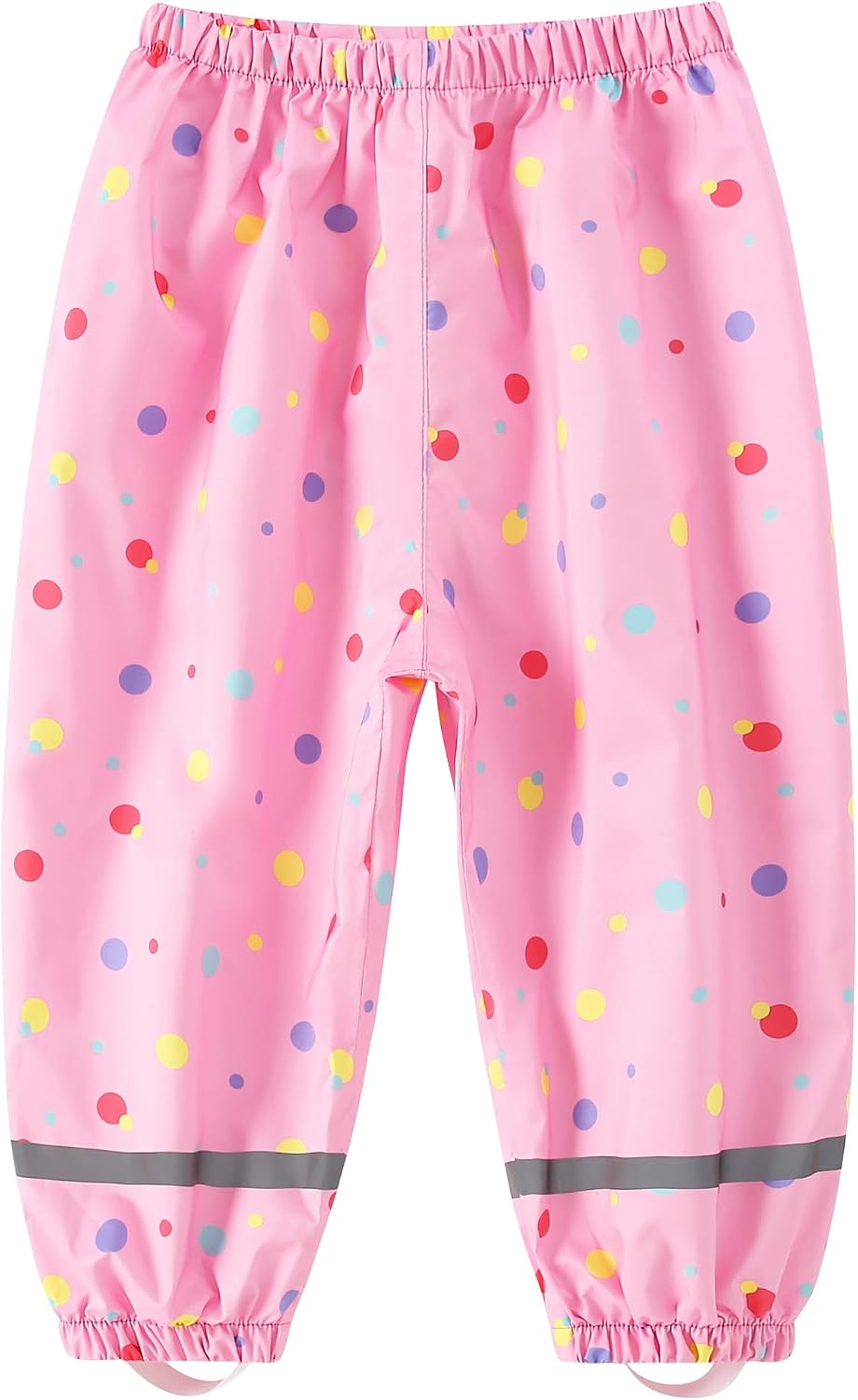Fewlby Kids Rain Pants Toddler Waterproof Trousers Lightweight for Boys Girls