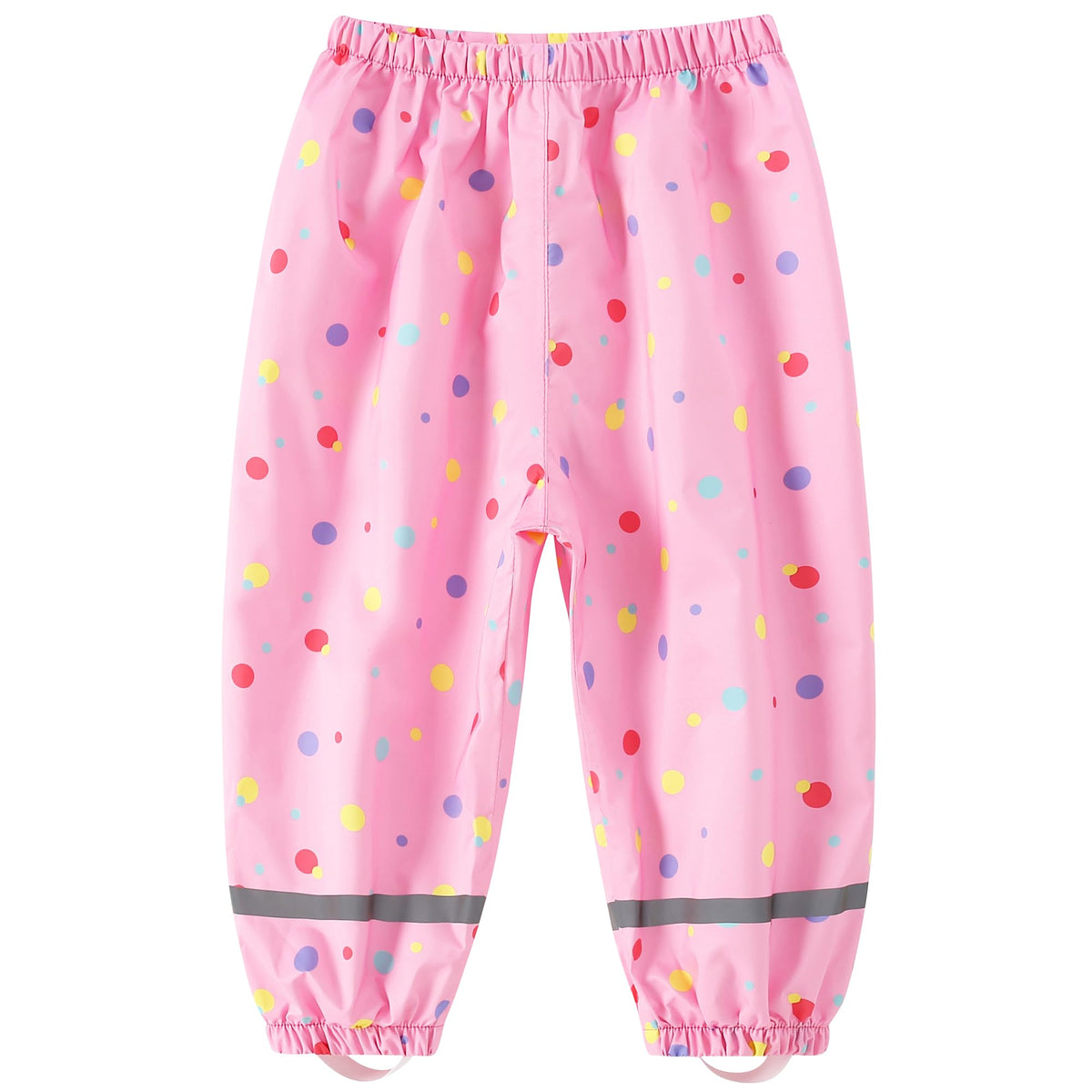 Fewlby Kids Rain Pants Toddler Waterproof Trousers Lightweight for Boys Girls