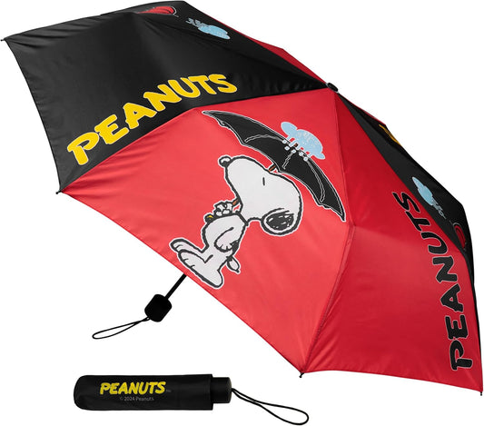 Get Trend Super Mario One Piece Hello Kitty Kids Windproof Travel Umbrella | Strong Folding Compact Umbrellas for Rain, Lightweight, Portable Kids Travel Essentials, Fits Backpack & Car, Gifts for Boys