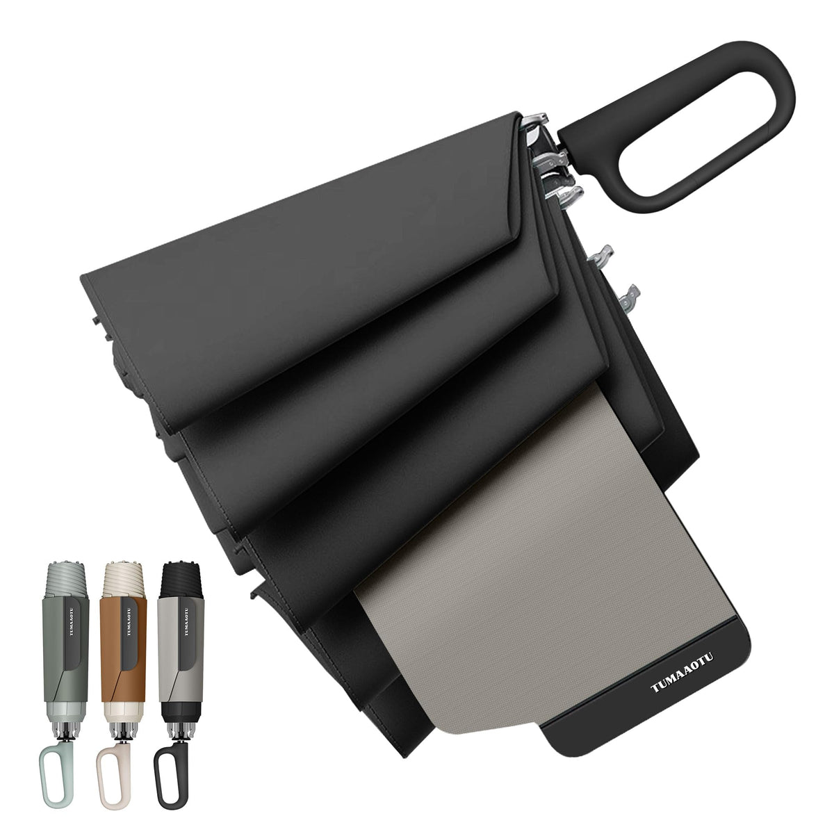 QWB Inverted Umbrella With Auto Open Close Windproof Compact Travel