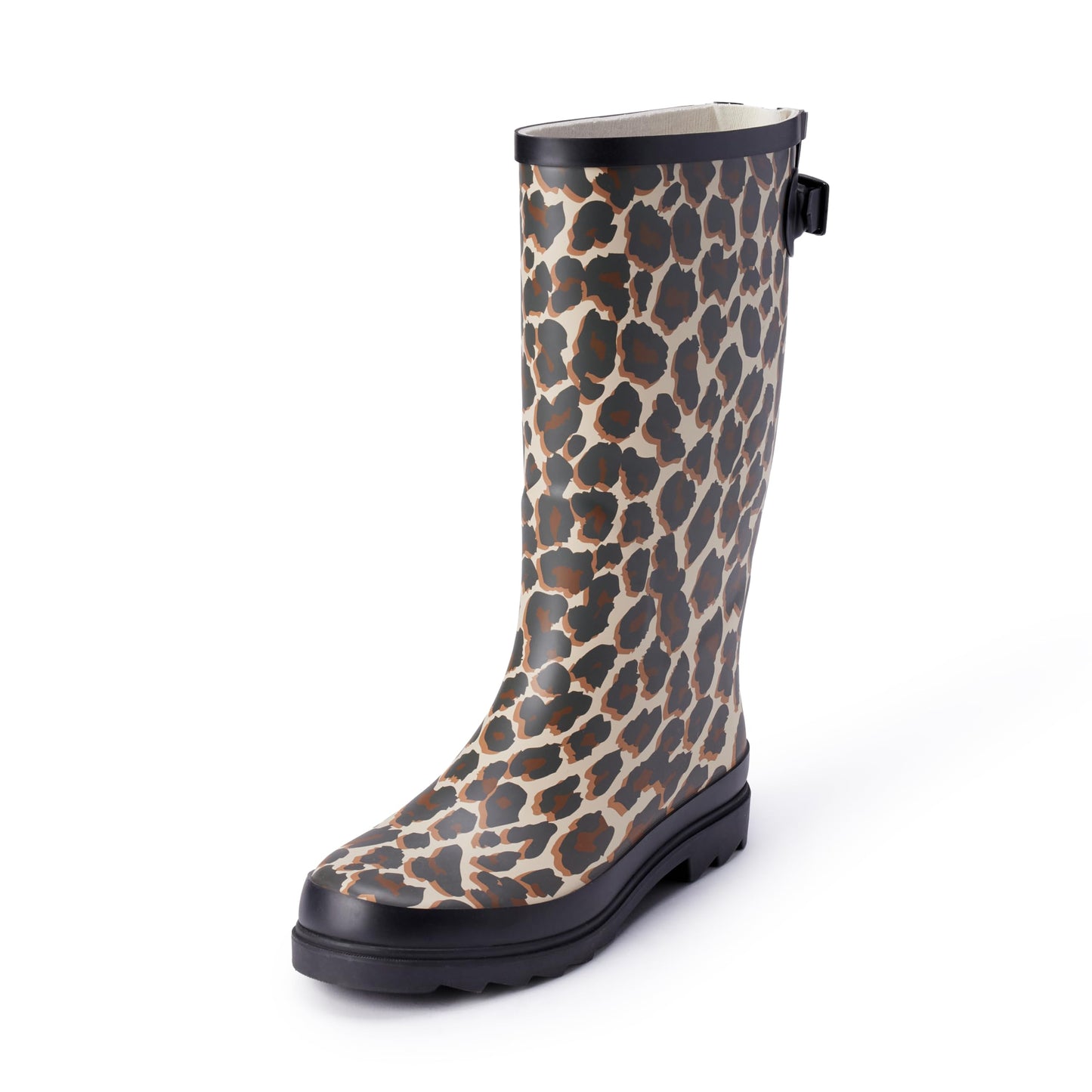 Amazon Essentials Women's Waterproof Tall Rain Boot with Adjustable Buckle