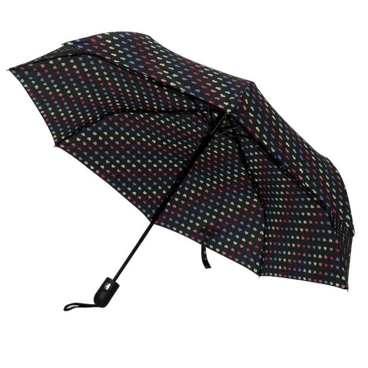 Compact Travel Umbrella with Auto Open – Windproof Folding Umbrella, Lightweight & Portable for Rain