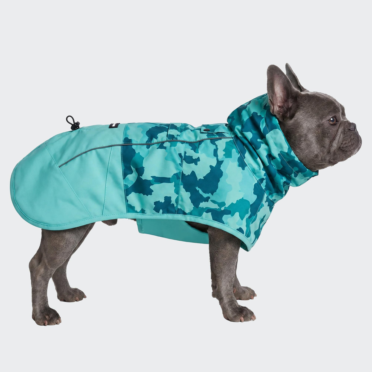 Spark Paws Dog Raincoat - Waterproof Rain Jacket w/Hood, Full Coverage | Waterproof Coat Covers Full Body incl. Belly - Reflective, Covered Harness Holes, Lightweight, Small, Medium & Large Dogs