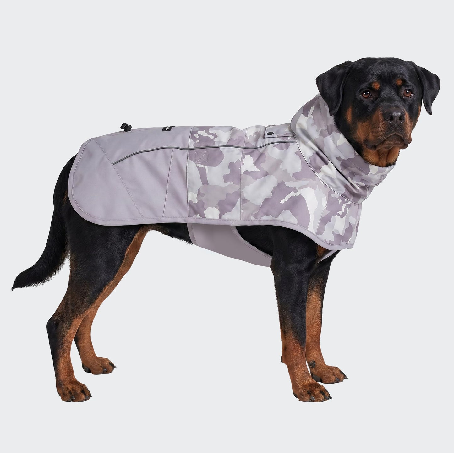 Spark Paws Dog Raincoat - Waterproof Rain Jacket w/Hood, Full Coverage | Waterproof Coat Covers Full Body incl. Belly - Reflective, Covered Harness Holes, Lightweight, Small, Medium & Large Dogs